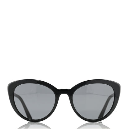 Prada Cat Eye Ultravox Sunglasses SPR 02V Black 2 of 5