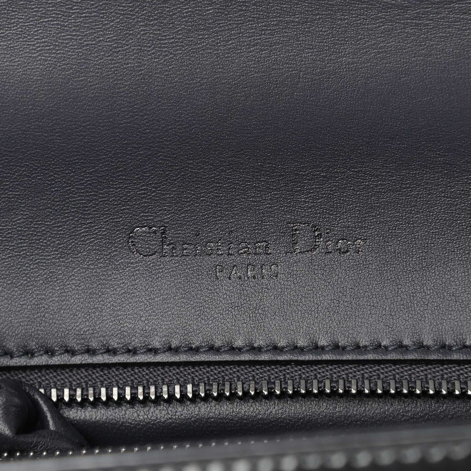 Christian Dior Metallic Patent Micro-Cannage Medium Diorama Flap Bag Silver 6 of 10