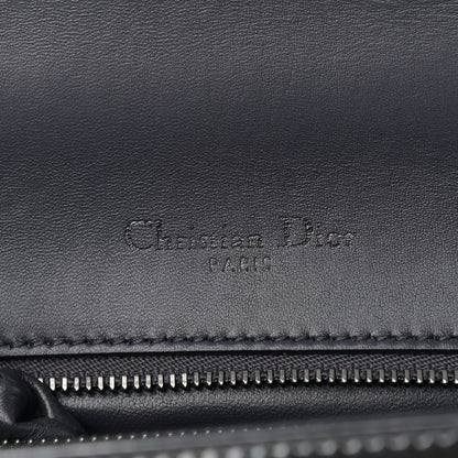 Christian Dior Metallic Patent Micro-Cannage Medium Diorama Flap Bag Silver 6 of 10