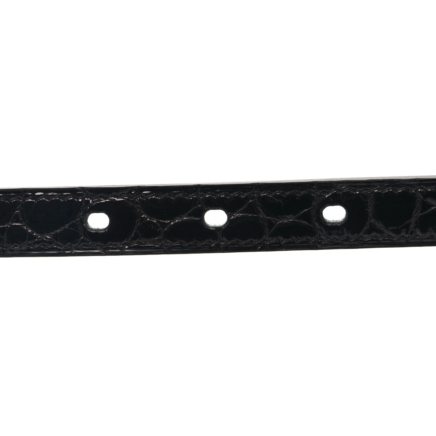 Hermes Box Calfskin Lizard Pop H Trio 15 Belt 75 30 Black 3 of 6