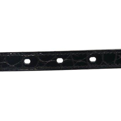 Hermes Box Calfskin Lizard Pop H Trio 15 Belt 75 30 Black 3 of 6