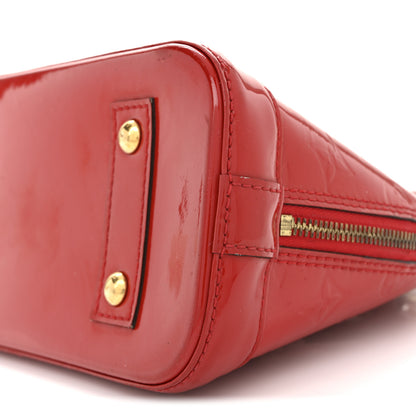 Louis Vuitton Vernis Alma BB Cherry 10 of 13