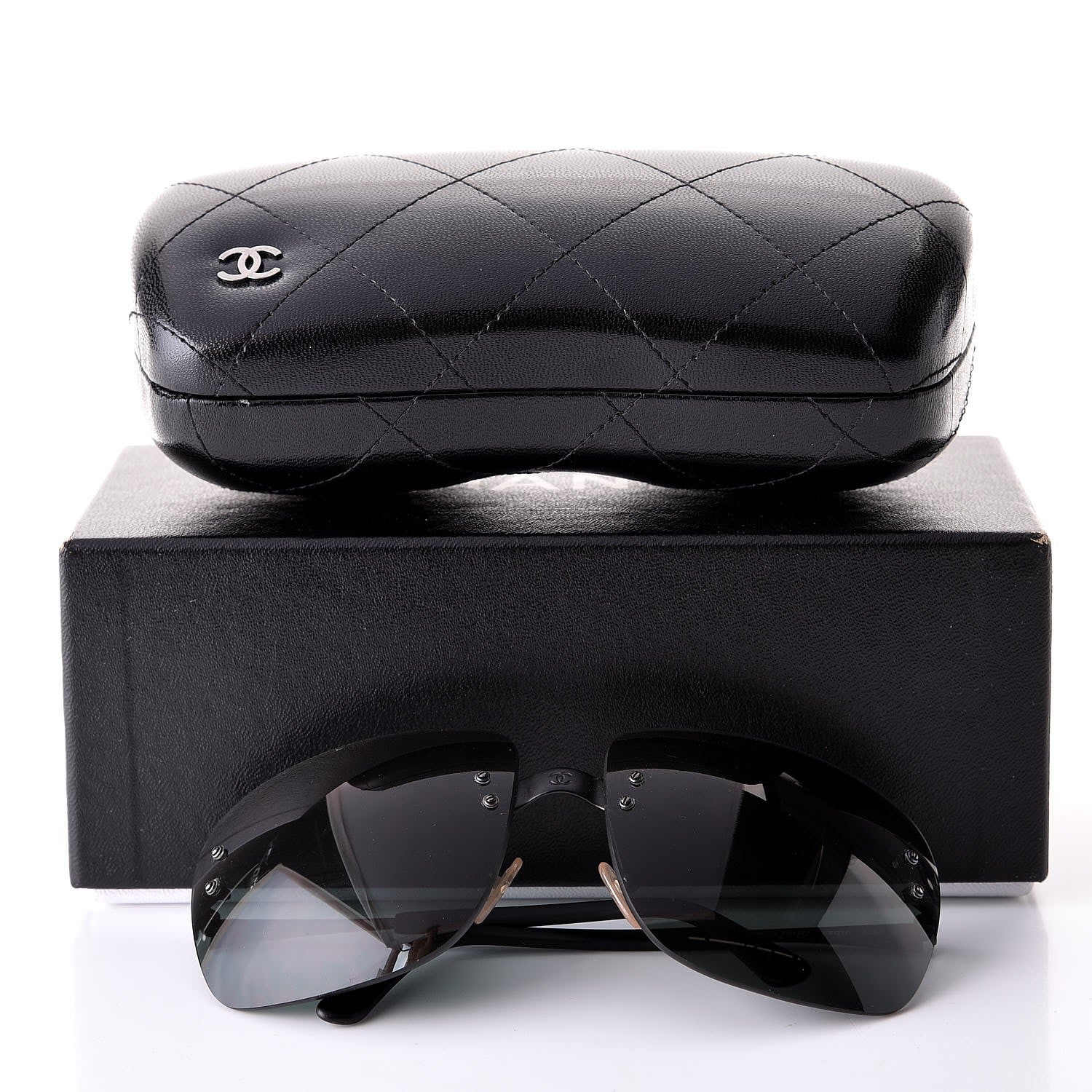 Chanel CC Sunglasses 4006 Black 8 of 8
