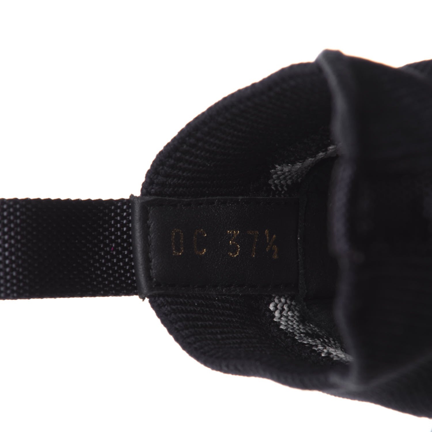 Christian Dior Technical Knit Calfskin Oblique Womens Walk'n Dior Mid Top Sneakers 37.5 Deep Blue 10 of 11
