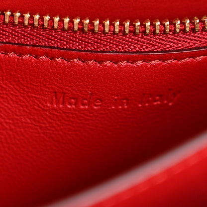 Celine Smooth Calfskin Small Classic Box Flap Bag Red 7 of 13