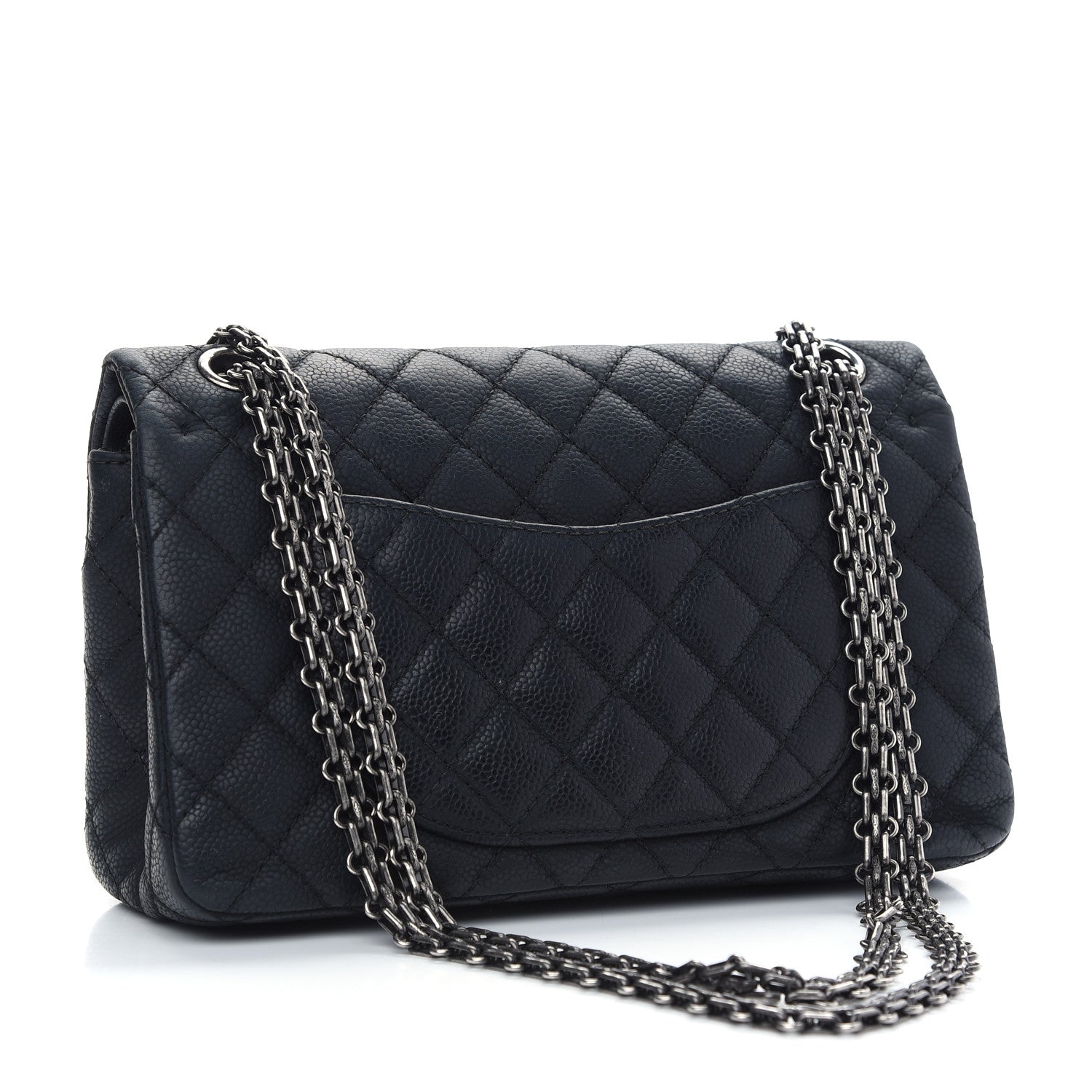 Chanel Caviar Quilted 2.55 Reissue 225 Flap Black 3 of 9