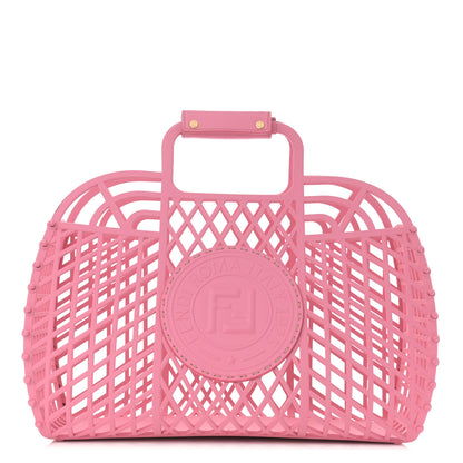 Fendi Recycled Plastic Vitello Liberty Matte Medium Fendi Basket Rosa 1 of 14