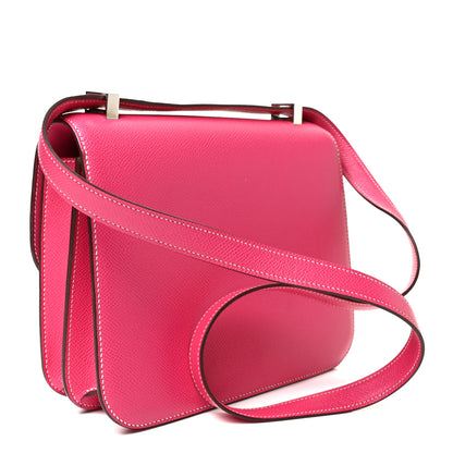 Hermes Epsom Constance 24 Rose Tyrien 2 of 9