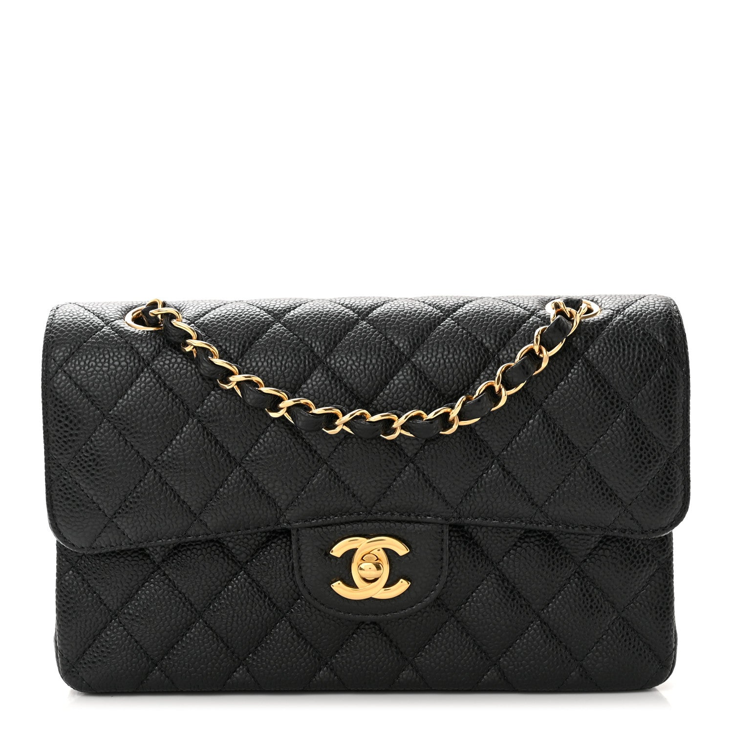 Chanel Caviar Quilted Small Double Flap Black 1 of 11