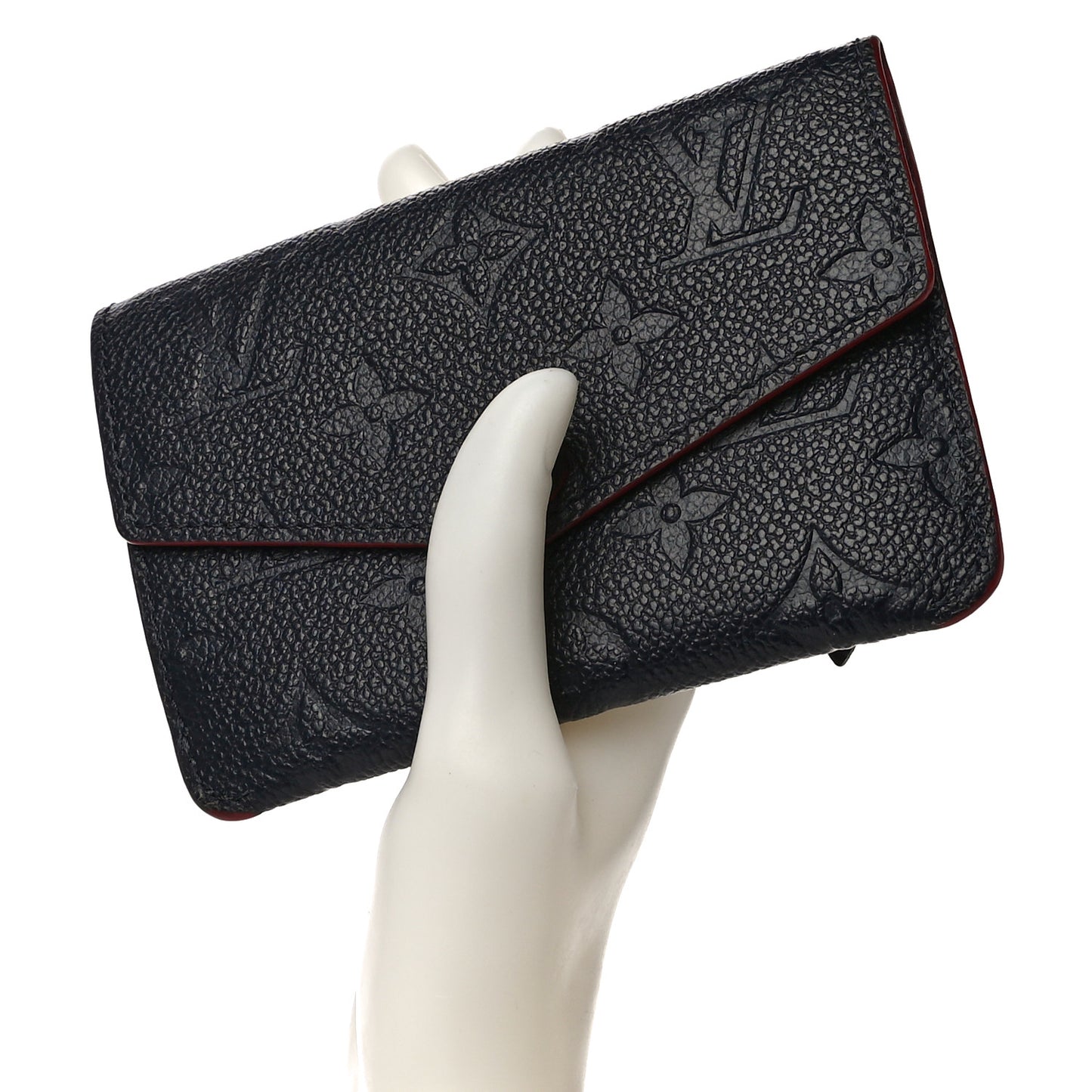 Empreinte Key Pouch Marine Rouge