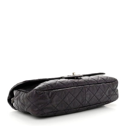 Chanel Caviar Quilted Jumbo Easy Flap Purple 4 of 12