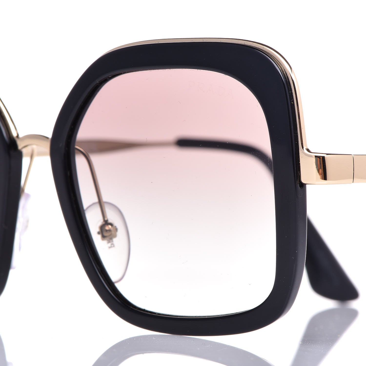 Prada Sunglasses SPR 57U Black 7 of 8