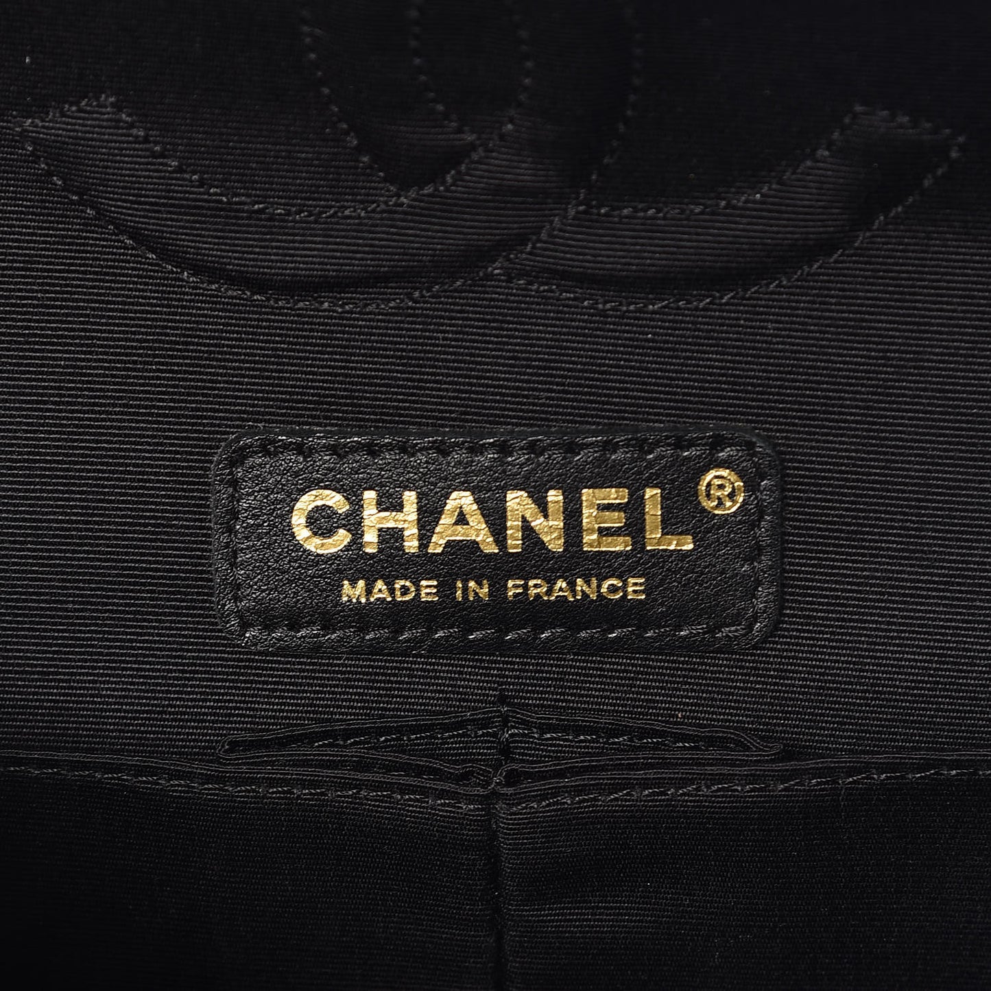 Patent Quilted Sparkle Glitter Medium Double Flap Black