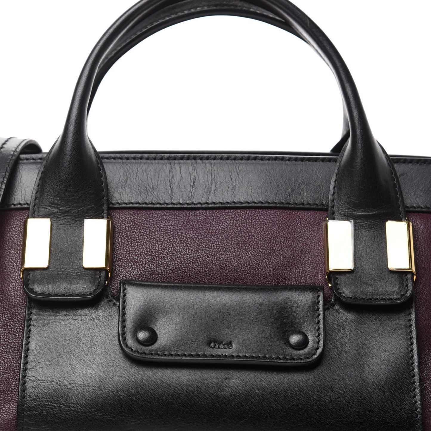 Calfskin Mini Alice Satchel Wild Purple