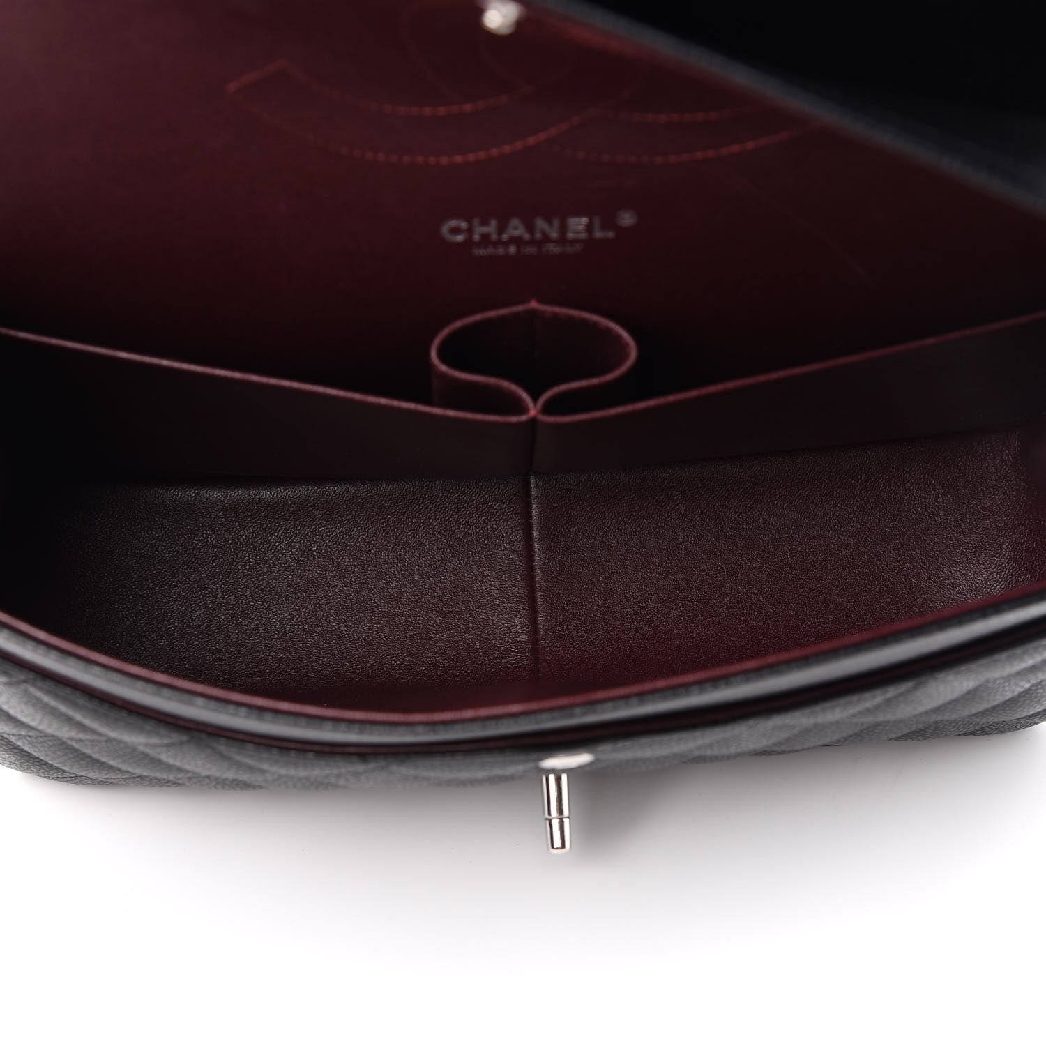 Chanel Caviar Quilted Jumbo Double Flap Black 5 of 12