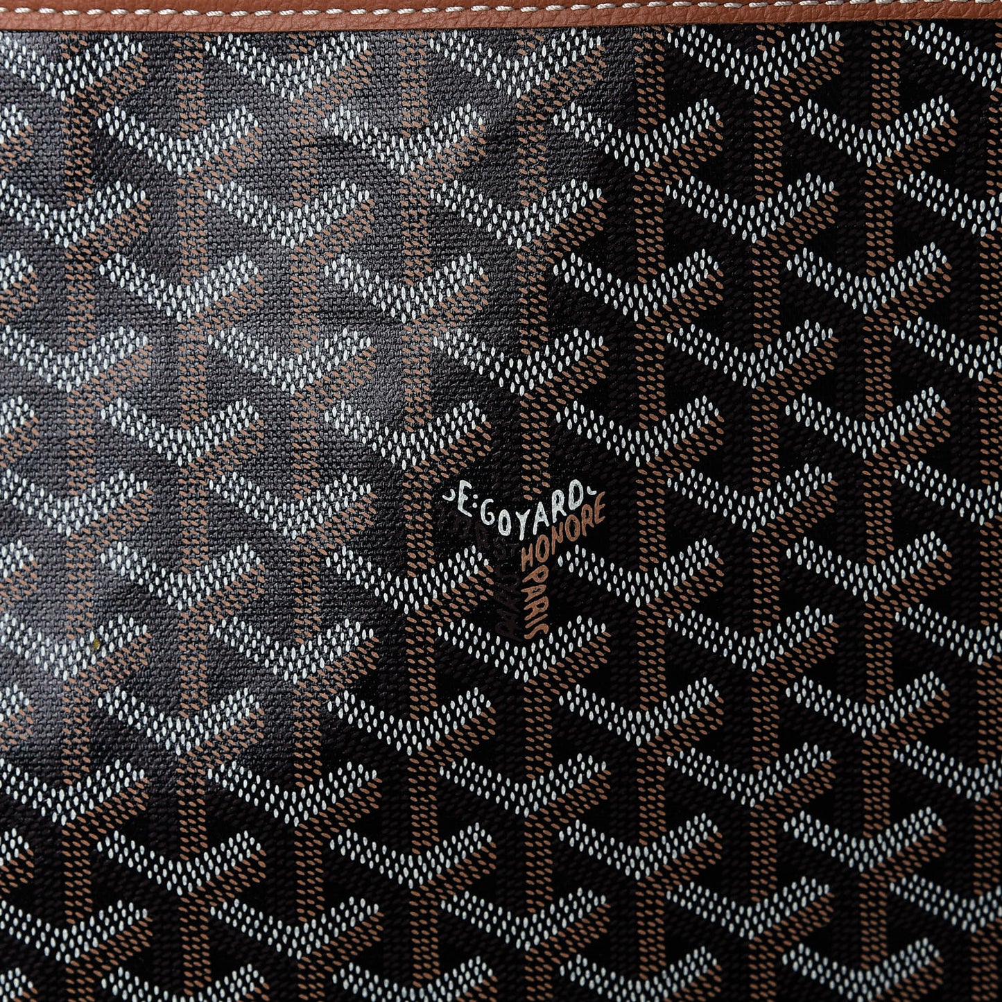 Goyardine Saint Louis GM Black Gold