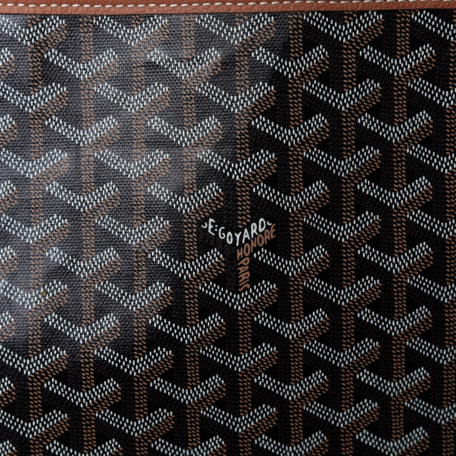 Goyard Goyardine Saint Louis GM Black Gold 13 of 14