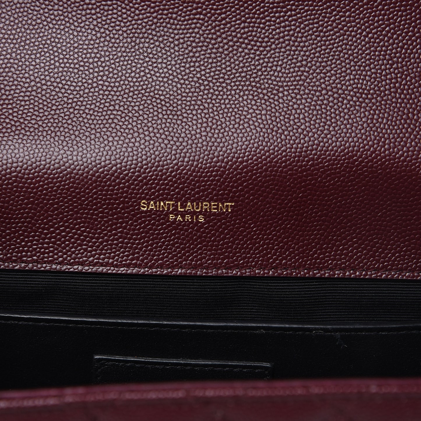 Grain De Poudre Textured Mixed Matelasse Medium Triquilt Monogram Satchel Rouge Legion