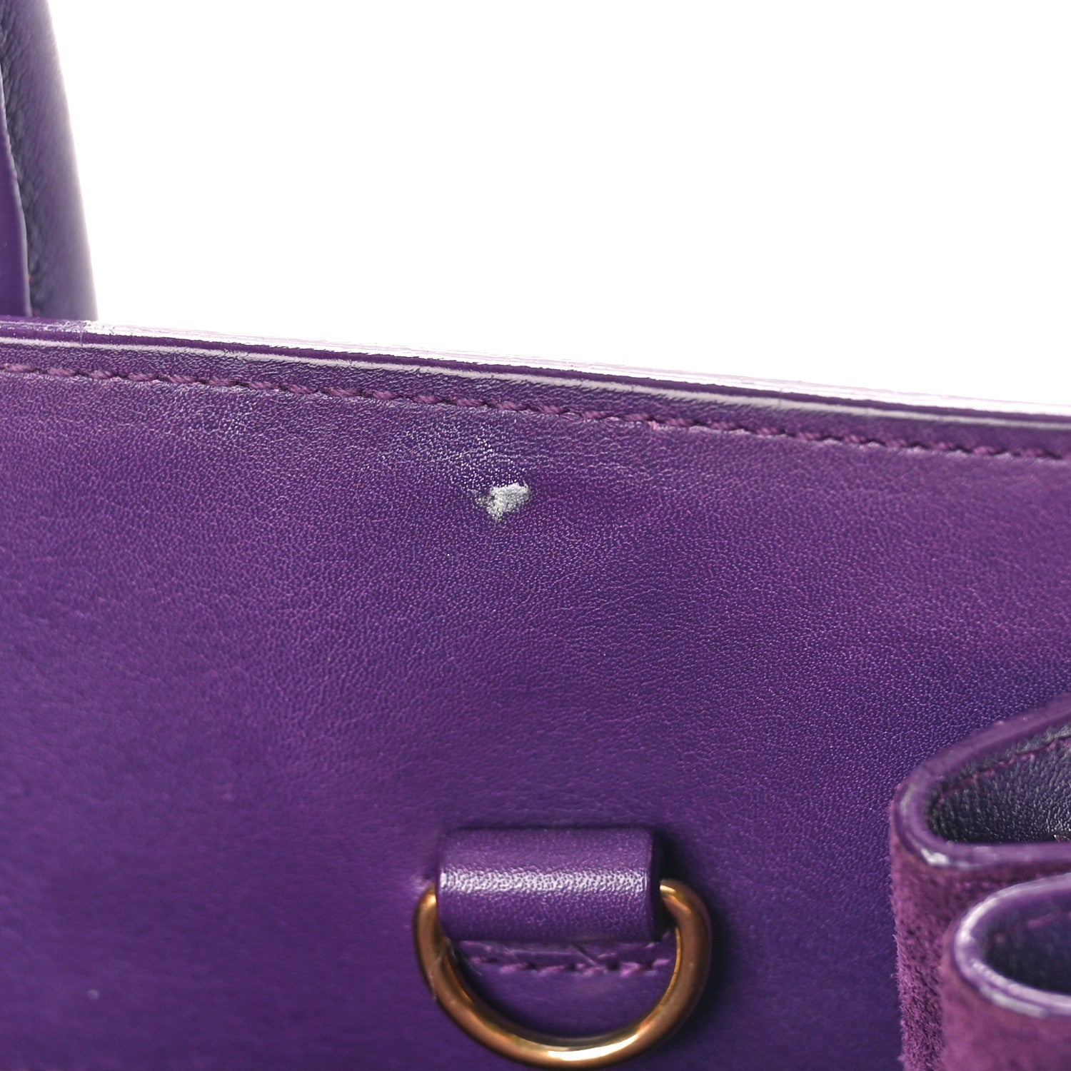 Saint Laurent Calfskin Small Sac De Jour Purple 14 of 21