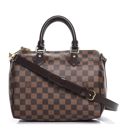 Louis Vuitton Damier Ebene Speedy Bandouliere 25 1 of 10