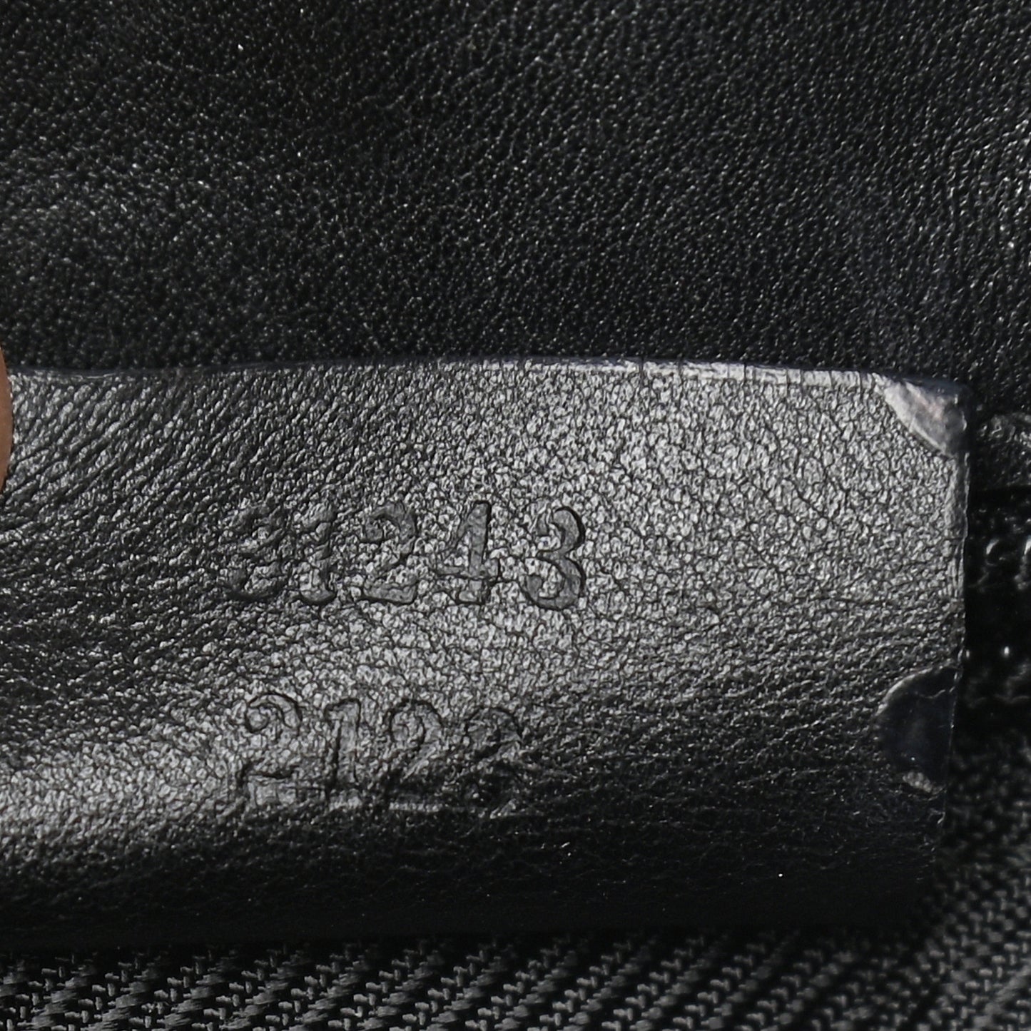 Monogram Bucket Tote Black