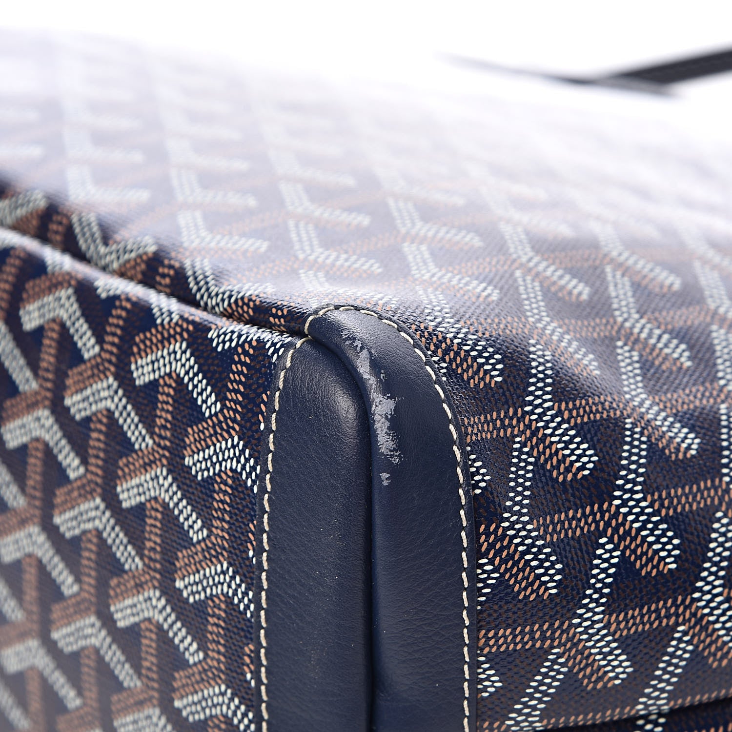 Goyard Goyardine Artois PM Navy 13 of 16