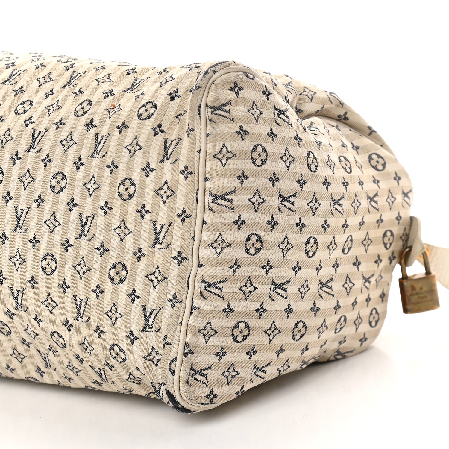 Louis Vuitton Mini Lin Croisette Speedy 30 Blue 7 of 11