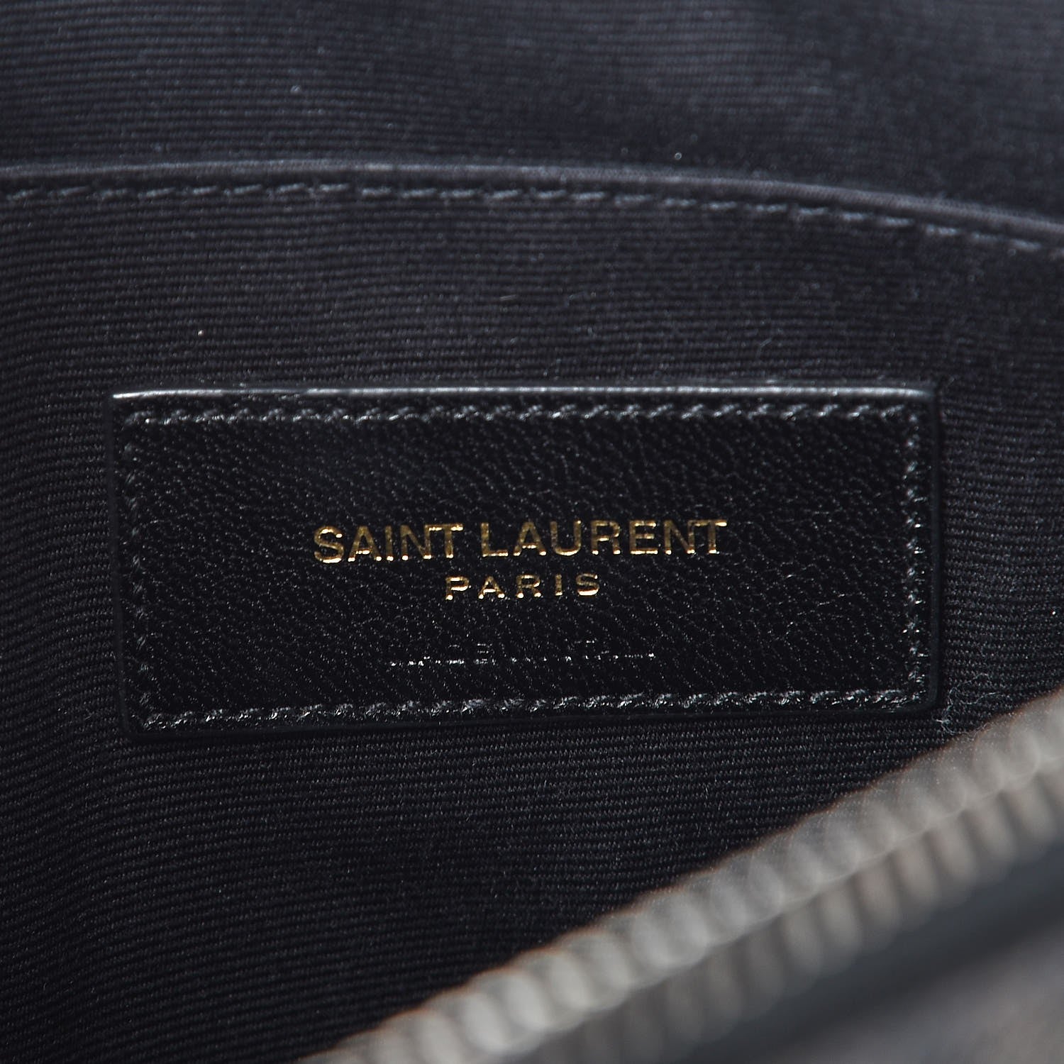 Saint Laurent Nappa Toile Classic Monogram Star Rider iPad Pouch Nero Black Lino 6 of 8