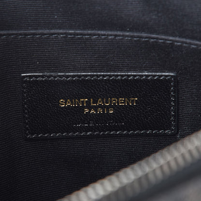 Saint Laurent Nappa Toile Classic Monogram Star Rider iPad Pouch Nero Black Lino 6 of 8
