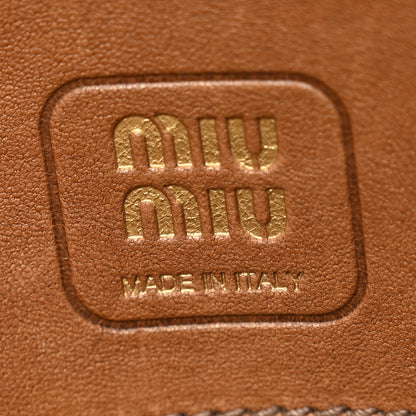 Miu Miu Nappa Aviator Medium Aventure Bag Rovere 6 of 9