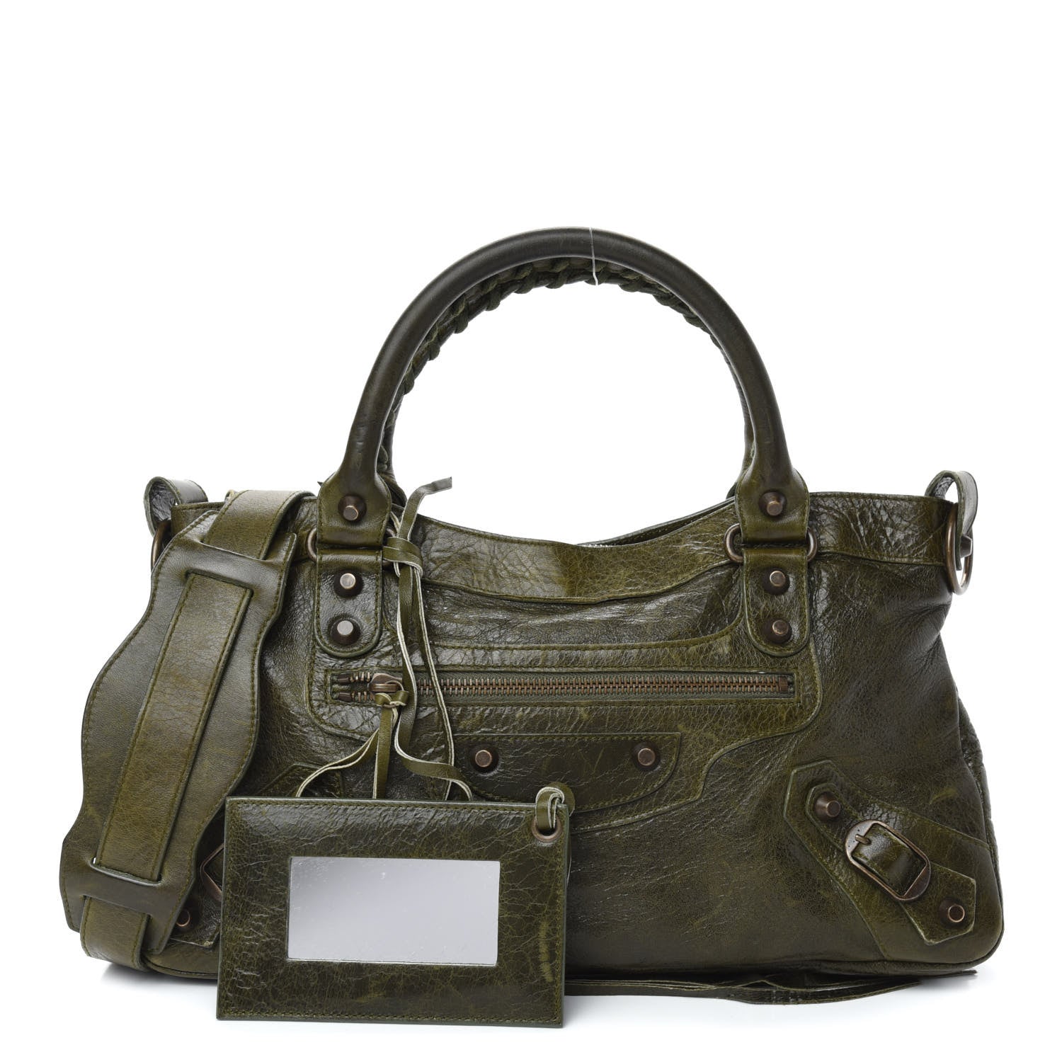 Balenciaga Chevre Classic Hardware First Olive 1 of 10