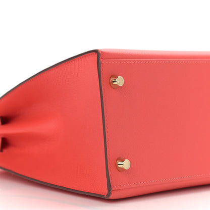 Hermes Epsom Kelly Sellier 28 Rose Jaipur 9 of 12