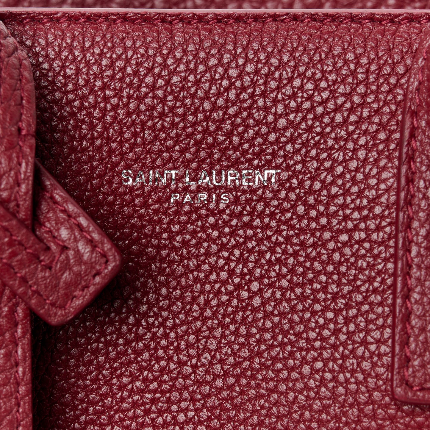Grained Calfskin Nano Sac De Jour Souple Palissandre