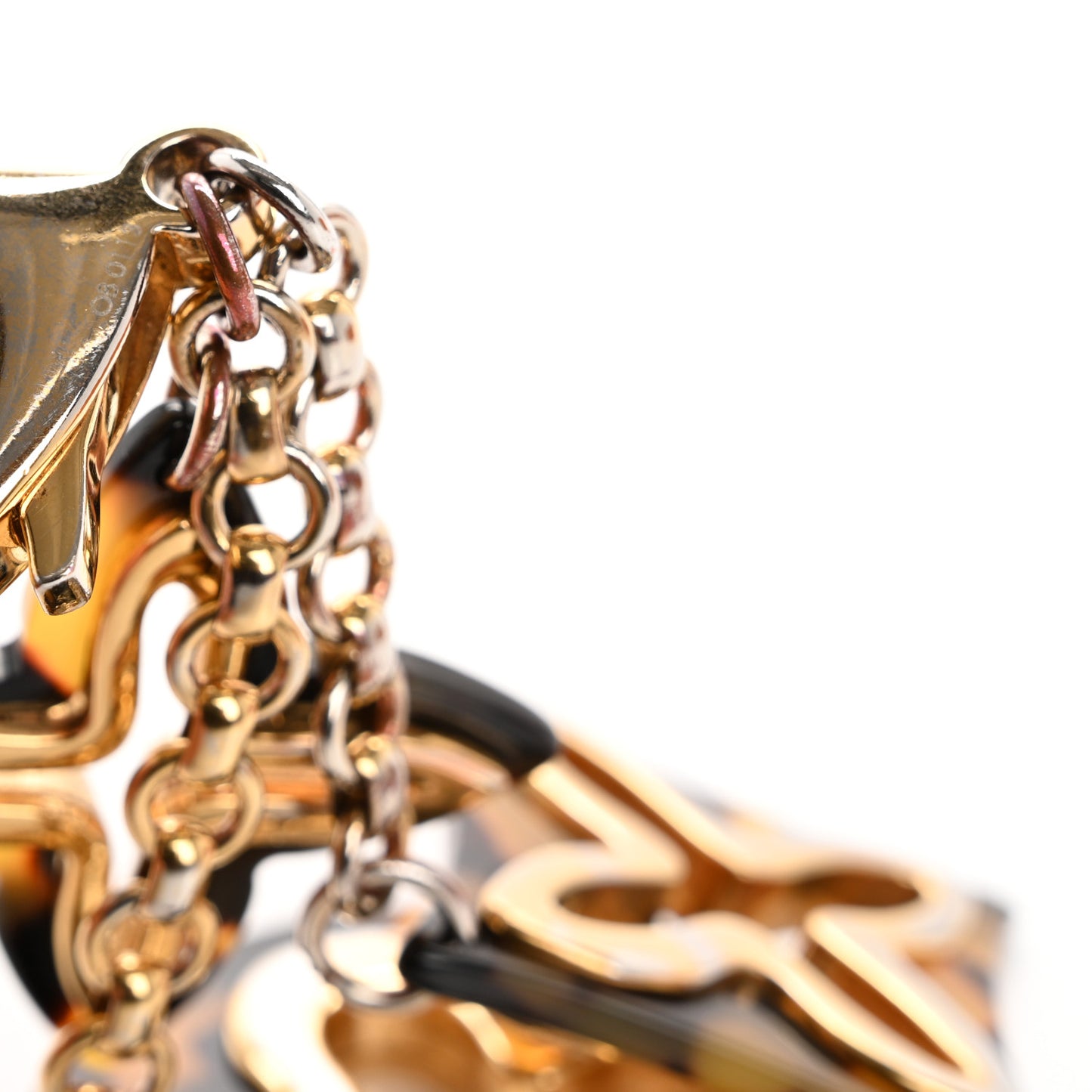 Insolence Bag Charm Ecaille