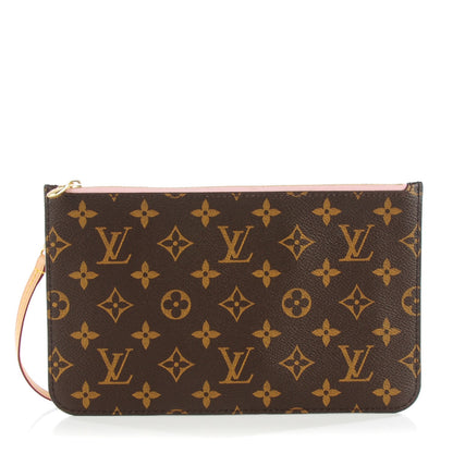 Louis Vuitton Monogram Neverfull MM GM Pochette Rose Ballerine 1 of 7