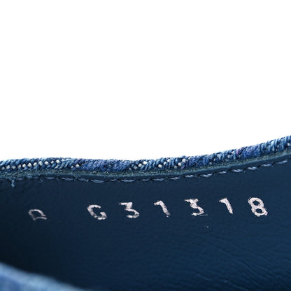 Chanel Denim Cap Toe Denim Mood Slingback Flats 38.5 Blue Multicolor 8 of 8
