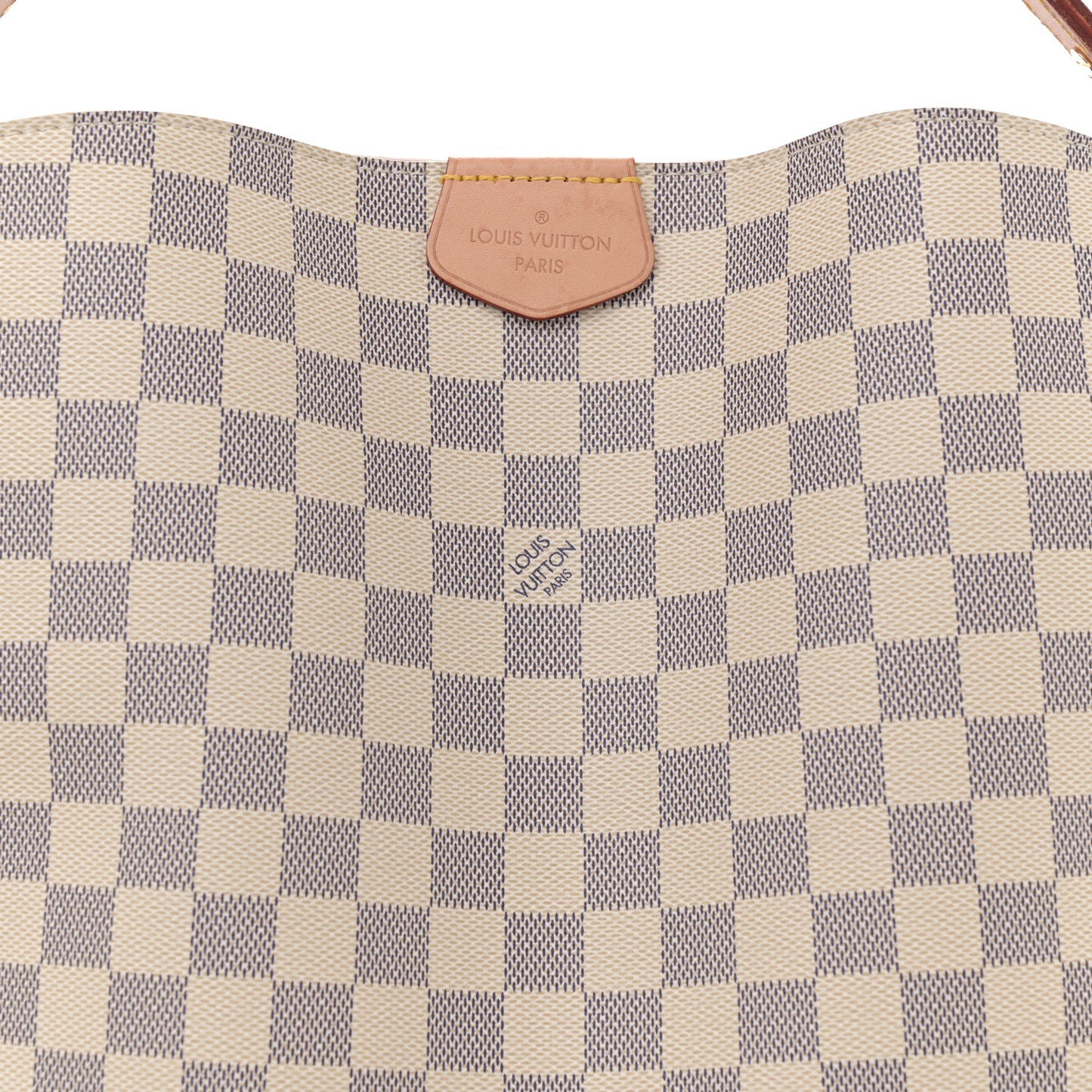 Damier Azur Graceful MM Rose Ballerine