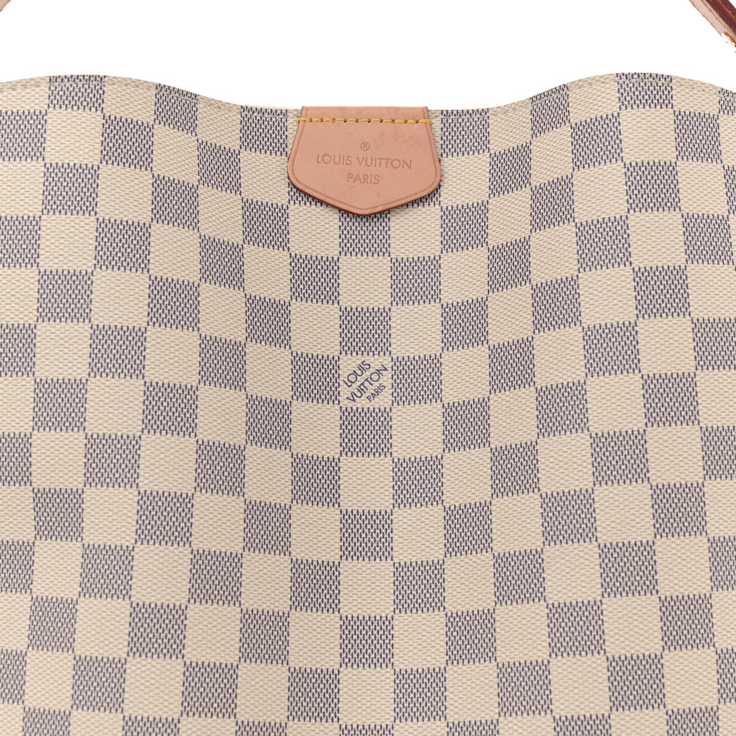 Louis Vuitton Damier Azur Graceful MM Rose Ballerine 7 of 10