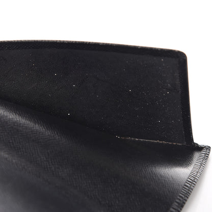 Louis Vuitton Epi Simple Checkbook Cover Black 9 of 11