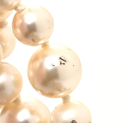 Chanel Pearl Crystal Multi Strand Star Bracelet Gold 7 of 8