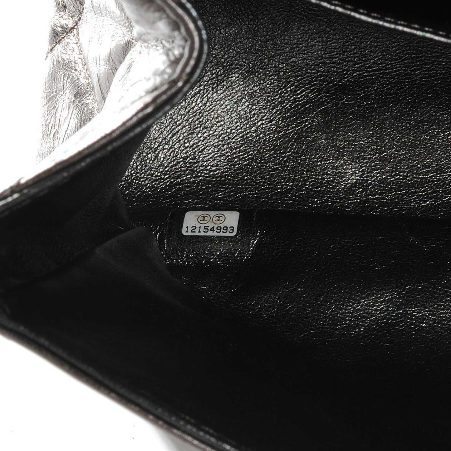 Aged Calfskin 2.55 Reissue 228 Flap Dark Silver