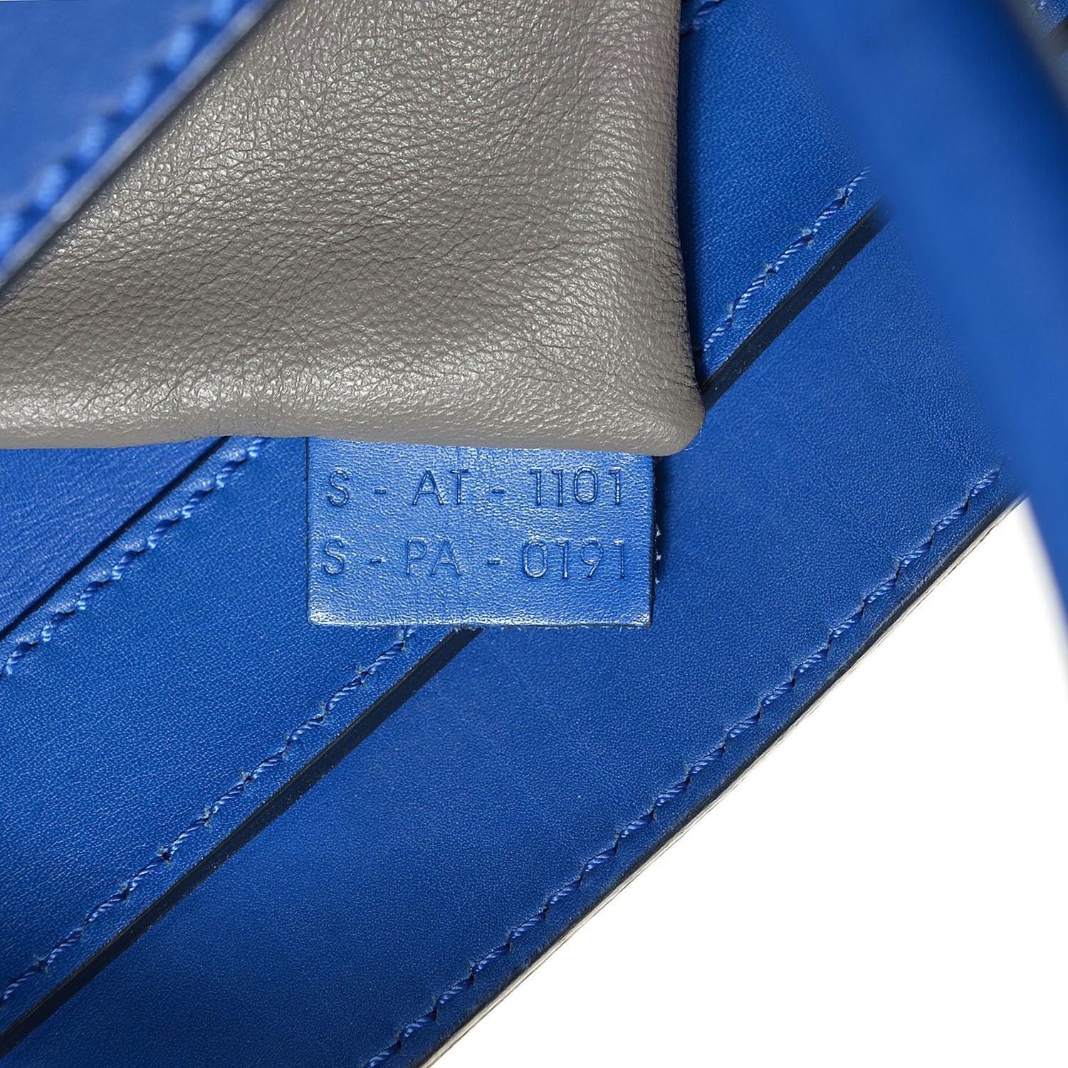 Celine Smooth Calfskin Suede Mini Luggage Royal Blue 7 of 10