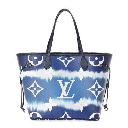Louis Vuitton Monogram Escale Neverfull MM Blue 1 of 10