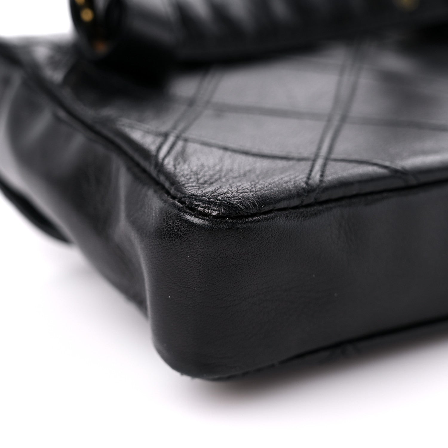 Chanel Calfskin Quilted Flap Waist Belt Bag Black 11 of 14