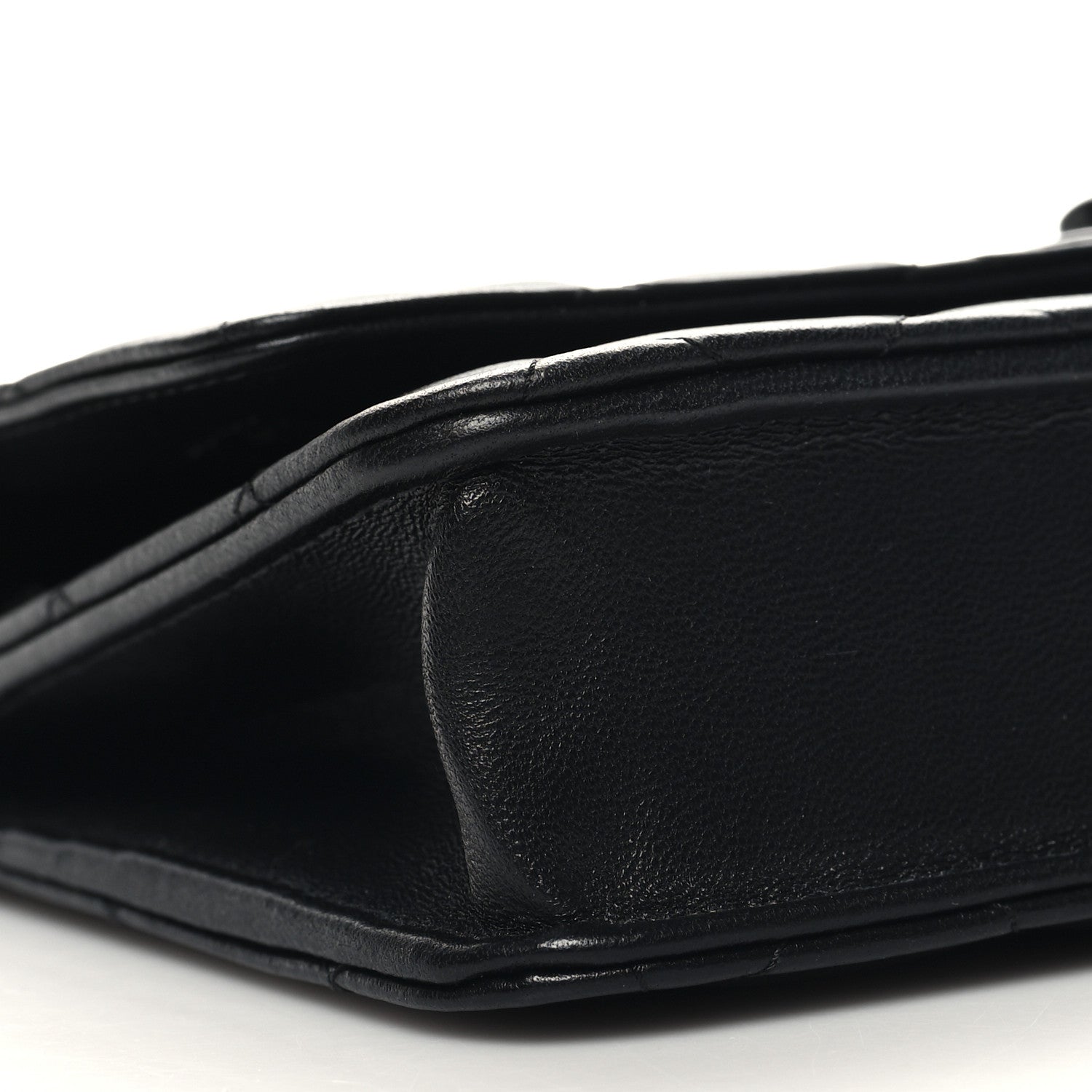 Chanel Lambskin Quilted Trendy CC Wallet On Chain WOC So Black 11 of 12