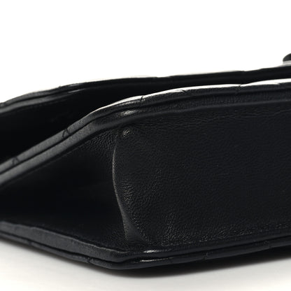 Chanel Lambskin Quilted Trendy CC Wallet On Chain WOC So Black 11 of 12