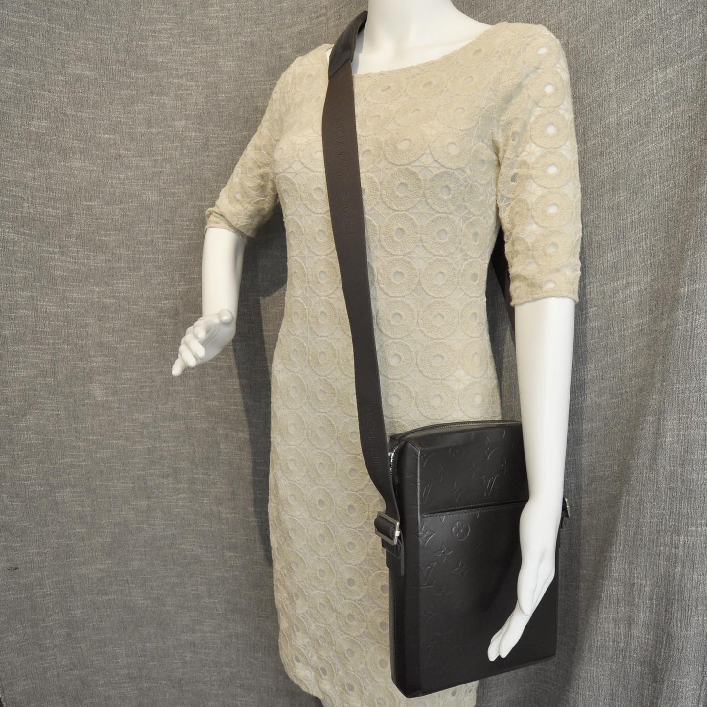 Monogram Glace Bobby Messenger Bag Brown
