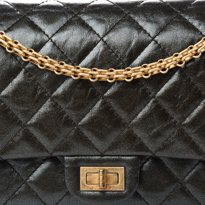 Chanel Iridescent Calfskin Quilted 2.55 Reissue 226 Flap Ruthenium 12 of 13