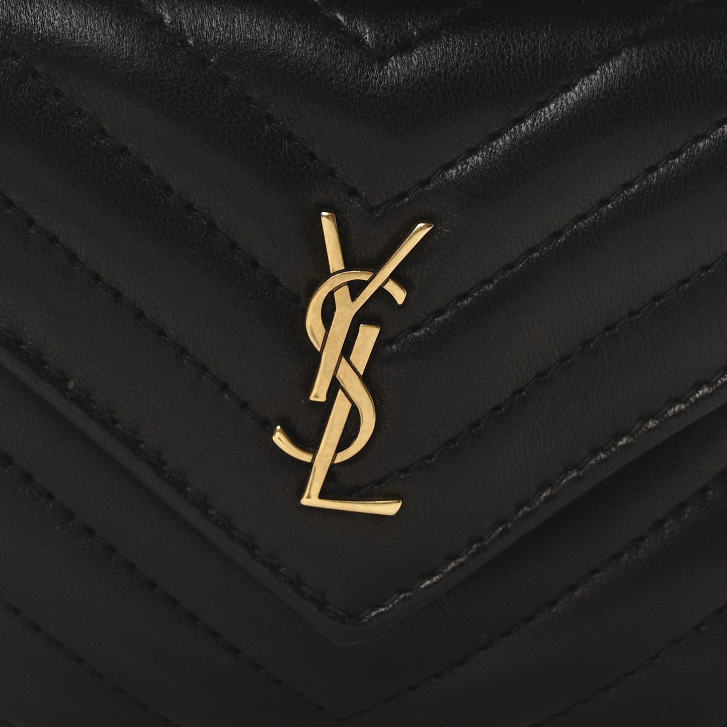 Lambskin Matelasse Monogram Joe Nano Bucket Bag Black