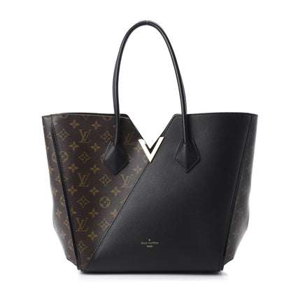 Louis Vuitton Calfskin Monogram Kimono Tote Black 1 of 8